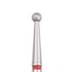 Diamond milling tip ball-shaped, red Ø2.3mm