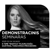 DEMONSTRATION SEMINAR FOR HAIR SPECIALISTS: K-time RADYCA