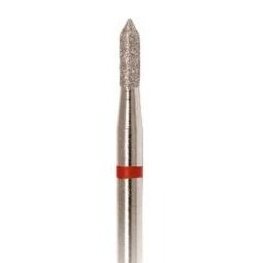 Diamond cutter tip Sharp Cylinder, 126-018 red. fine grit, 1.8mm