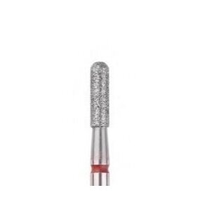 Diamond cutter tip round cylinder, red L-8.0mm, Ø2.3mm