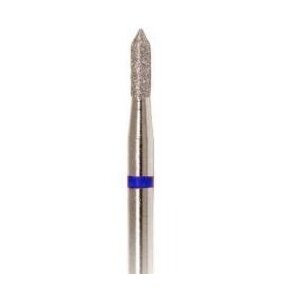 Diamond cutter tip Sharp Cylinder, 126-025 blue medium grit, 2.5mm