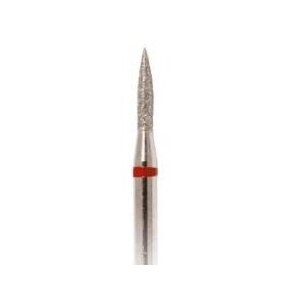 Diamond cutter tip Sharp Cylinder 245-016, fine grit., red 1.6mm