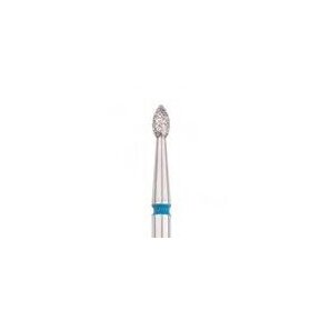 Diamond cutter tip flame, blue L-4.0mm, Ø2.1mm