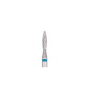 DIAMOND MILLING BIT FLAME, BLUE, L 8.0MM, Ø1.8MM