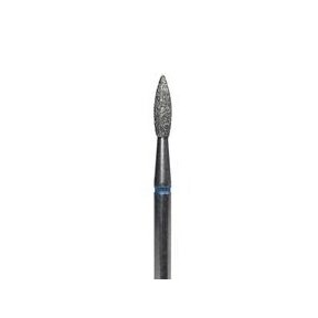 Diamond cutter tip Flame Standard 243-025, medium grit., blue, 2.5mm