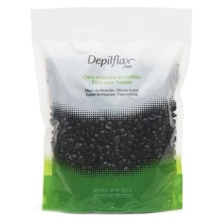 Depilflax vaškas granulėse Negra Elástica, juodos spalvos., 1000gr