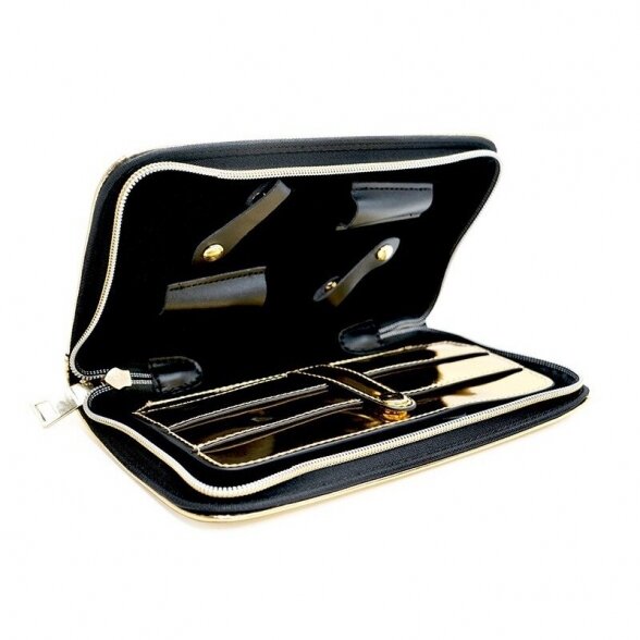 Case for scissors Osom Professional Gold Scissor, gold sp, for 4 scissors 1