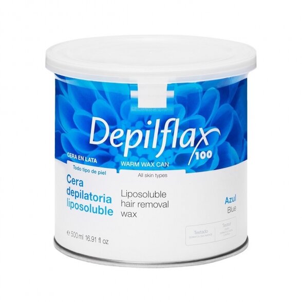 Depilflax azulene wax in a can, 500 ml