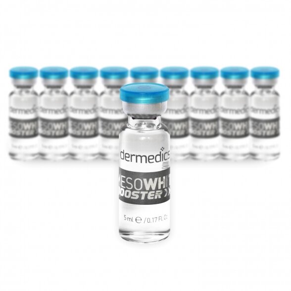 Dermedics Mesowhite Booster serumas nuo amžiaus dėmių, papilkėjusiai odai, 5ml