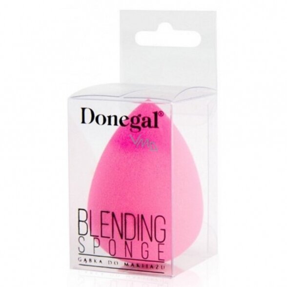 DONEGAL latex sponge, drop-shaped, pink