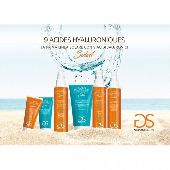 GABOR SELECTIVE moisturizing - soothing face cream after sunbathing with 9 hyaluronic acids + tanning acceleration, 50 ml 1