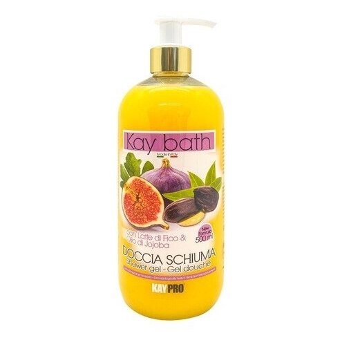 KAY BATH shower gel with fig milk and lemon balm oil, 500ml