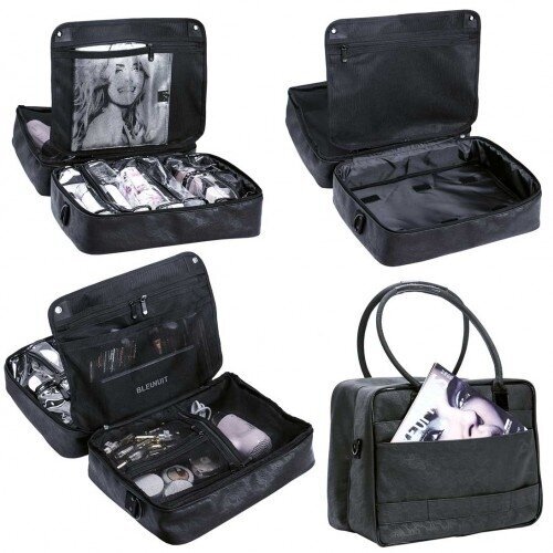 Two-compartment makeup bag KC-MAC01, black sp. 3