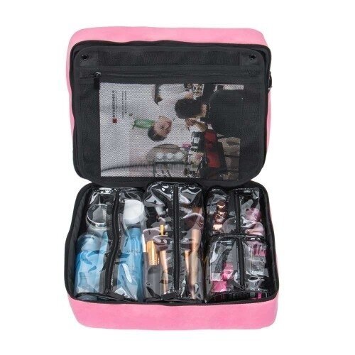 Two-compartment make-up bag KC-MAC01, pink 4