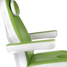 Electric pedicure-cosmetic chair Mazaro BR-6672B, green