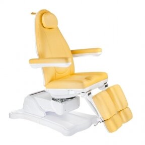 Electric pedicure-cosmetic chair Mazaro BR-6672C, yellow