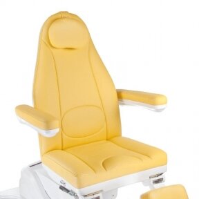 Electric pedicure-cosmetic chair Mazaro BR-6672C, yellow