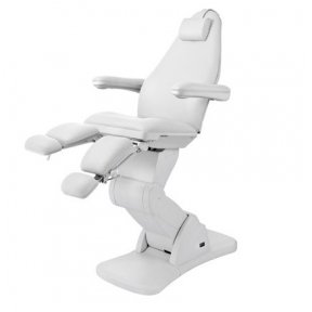 Electric pedicure chair, 3 motors, white