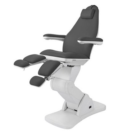 Electric pedicure chair, 3 motors, gray