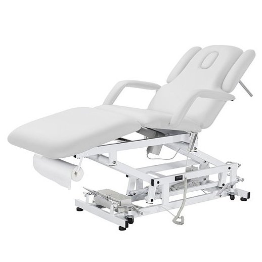 Electric multifunctional massage table Weelko Acrum, 3 motors, white 1