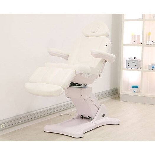 Electric cosmetic bed Weelko Tempo (Spain), 4 motors WITH HEATING FUNCTION, white sp. 2