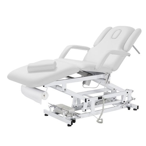 Electric multifunctional massage table Weelko Acrum, 3 motors, white