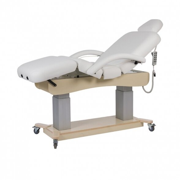 Electric massage bed Weelko Supra, 4 motors, white