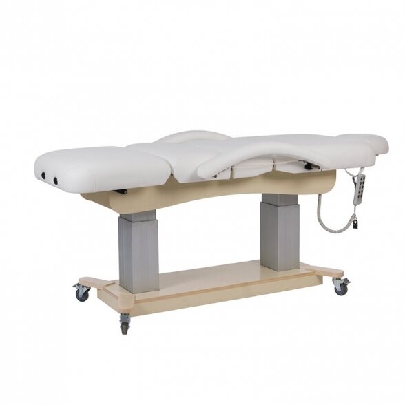 Electric massage bed Weelko Supra, 4 motors, white 1