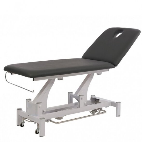 Electric physiotherapy, massage table Weelko Torac, 2 parts, 1 motor, gray