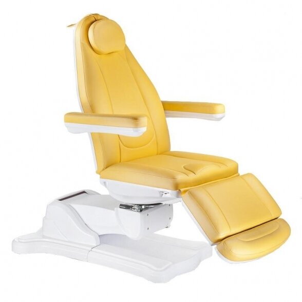 Electric pedicure-cosmetic chair Mazaro BR-6672, yellow