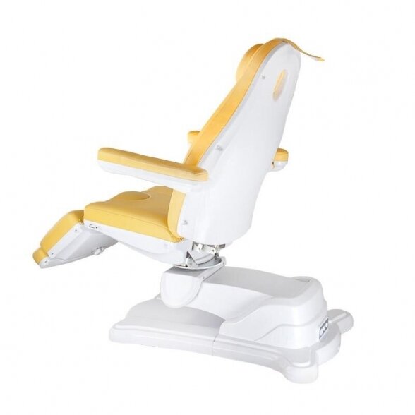 Electric pedicure-cosmetic chair Mazaro BR-6672, yellow 7