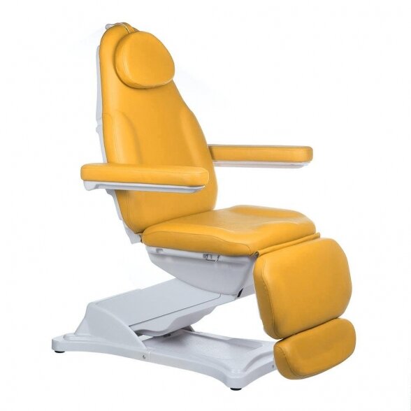 Electric cosmetic chair MODENA BD-8194, yellow color