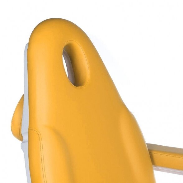 Electric cosmetic chair MODENA BD-8194, yellow color 4