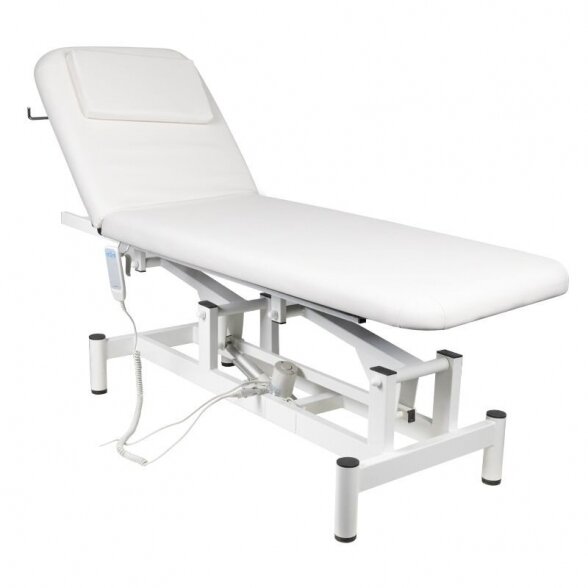 Electric massage table 079, white