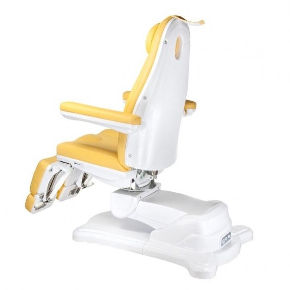 Electric pedicure-cosmetic chair Mazaro BR-6672C, yellow 2