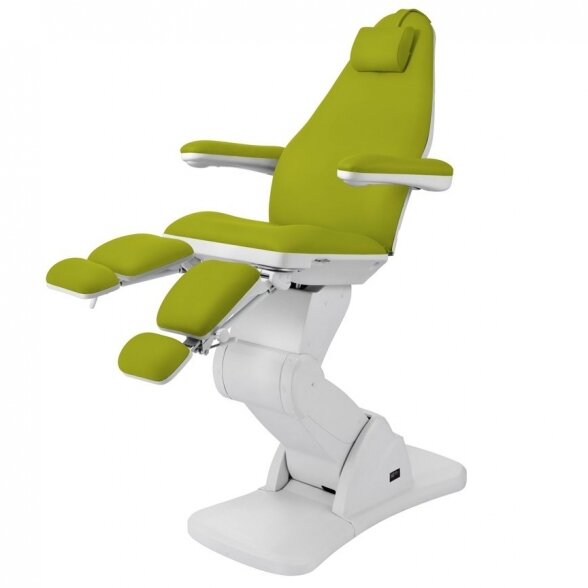 Electric pedicure chair, 3 motors, lime (green)