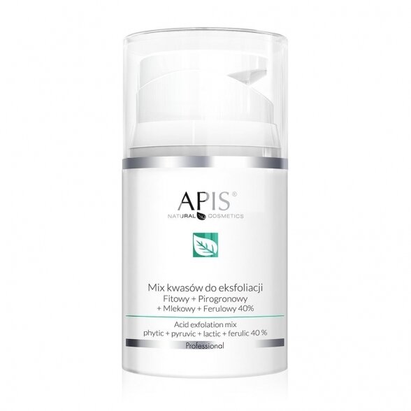 APIS acid MIX: 40%, pH 1.4: phytin + pyruvic + lactic + ferulic, 50ml