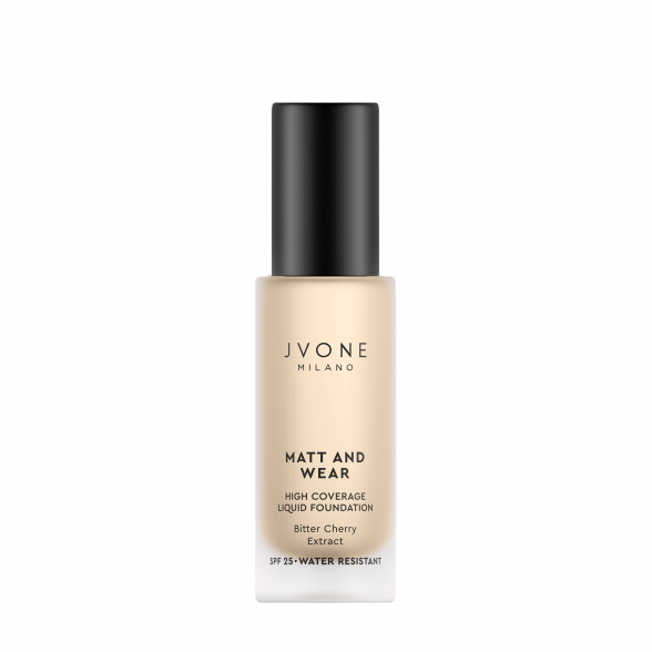 JVONE MILANO extra concealing-matte foundation FULL COVERAGE Matt And Wear 13