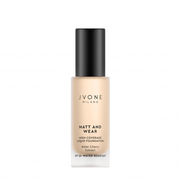 JVONE MILANO extra concealing-matte foundation FULL COVERAGE Matt And Wear 17