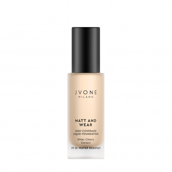 JVONE MILANO extra concealing-matte foundation FULL COVERAGE Matt And Wear 19