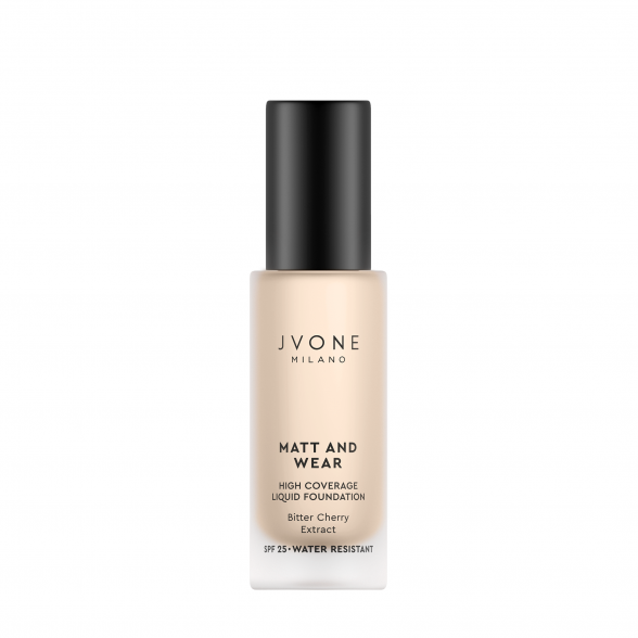 JVONE MILANO extra concealing-matte foundation FULL COVERAGE Matt And Wear 21