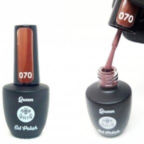 Gelinis nagų lakas Queen Bee Gel Polish, 070, 9ml