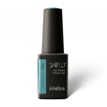 Gelinis nagų lakas Kinetics Shield Gel Polish #490 BIZARRE STEEL, 15ml (A)