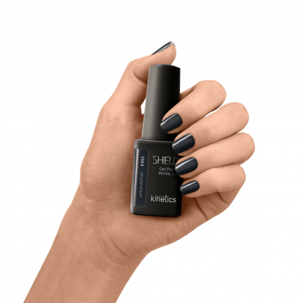 Gelinis nagų lakas Kinetics Shield Gel Polish #492 BLACK PARADE, 15ml (A) 1