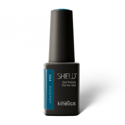 GELINIS NAGŲ LAKAS KINETICS SHIELD Kind of Blue #412, 15ml