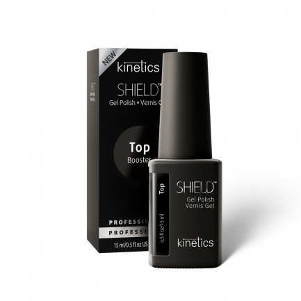 Gelio viršutinis sluoksnis Kinetics SHIELD BOOSTER TACK FREE TOP COAT, 15ml