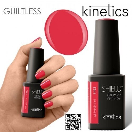 Gelinis nagų lakas Kinetics Shield Gel Polish RASPBERRY GIN #462, 15ml (A)