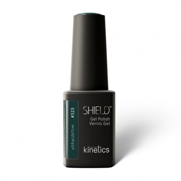 Gelinis nagų lakas Kinetics Glamcore Shield Gel Polish, 523 Verdict: Green, 15 ml (A)