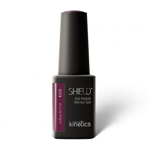 Gelinis nagų lakas Kinetics Shield Gel Polish #210 Mulberry, 15ml