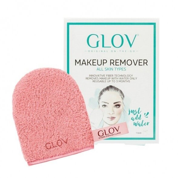 GLOV ON THE GO make-up removal glove PEACH 1 pc.